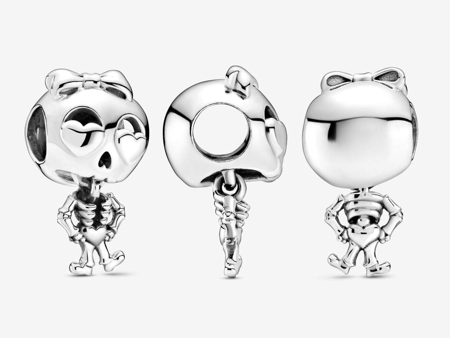 Skull Girl Charm