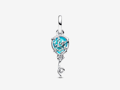 Blue Murano Glass Balloon Dangle Charm