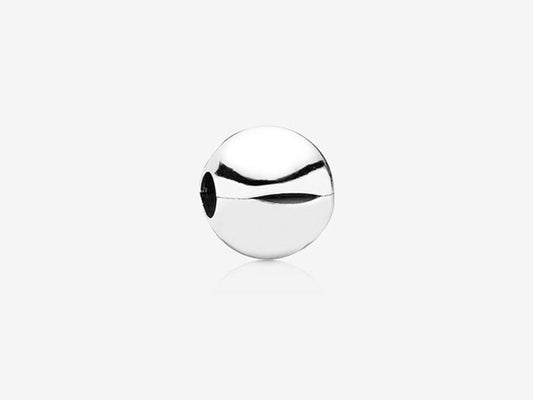 Simple Silver Ball Retaining Clip Charm