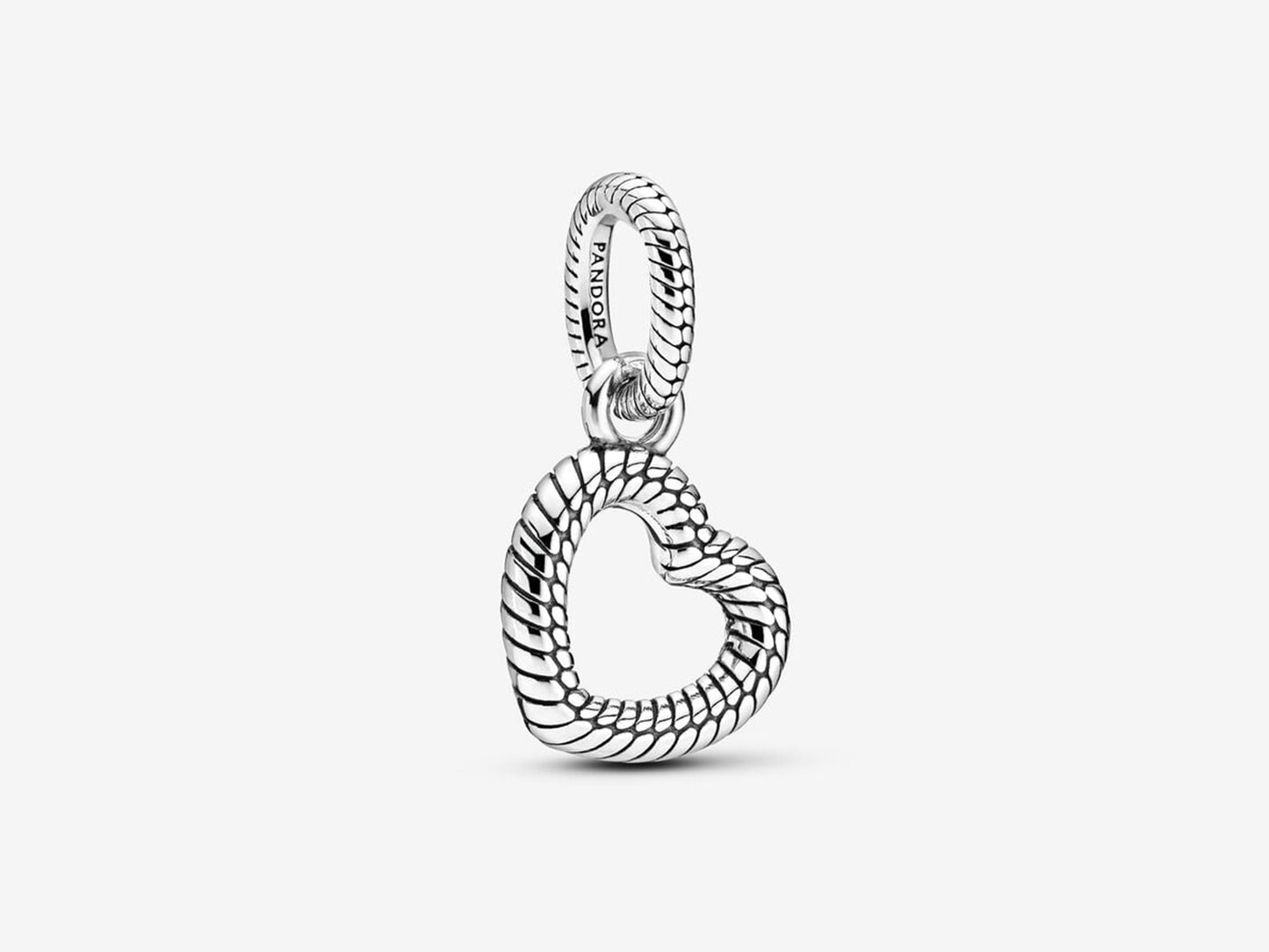Snake Chain Heart Pendant