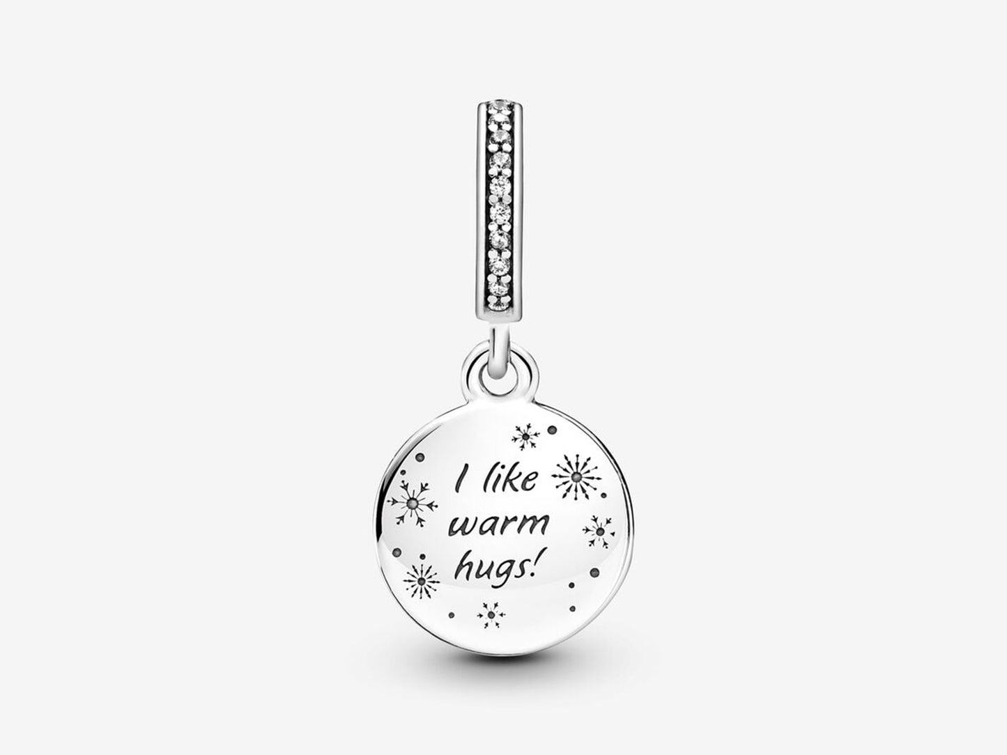 Snowman Hugs Charm