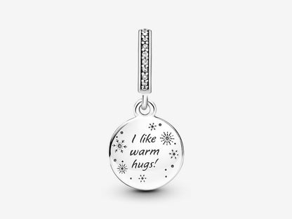 Snowman Hugs Charm