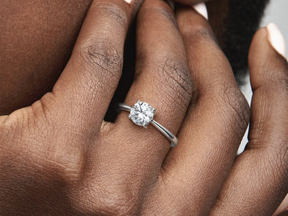 Sparkling Solitaire Ring