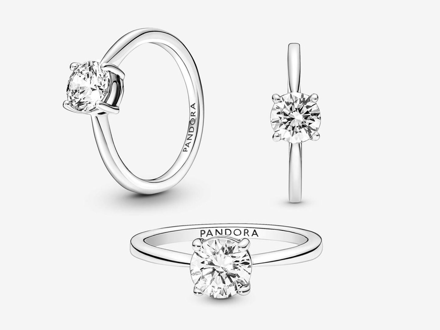 Sparkling Solitaire Ring