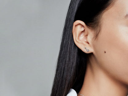 Sparkling Arrowhead Stud Earrings