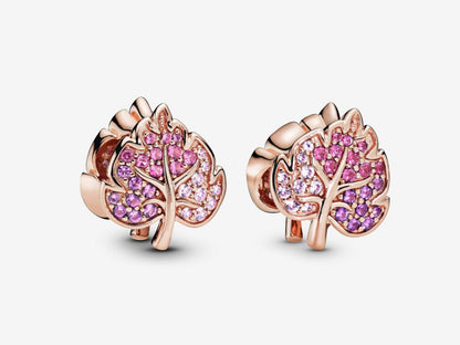 Sparkling Autumn Leaves Charm