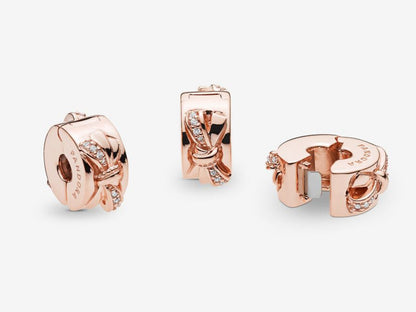 Sparkling Bow Clip Charm