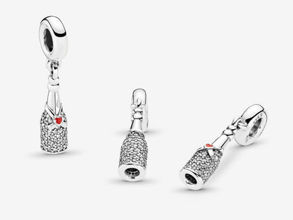 Sparkling Wine Bottle Dangle Charm