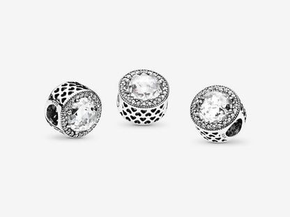 Sparkling Clear Elegance Charm