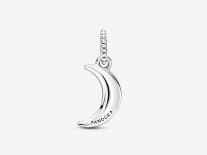 Sparkling Crescent Moon Pendant