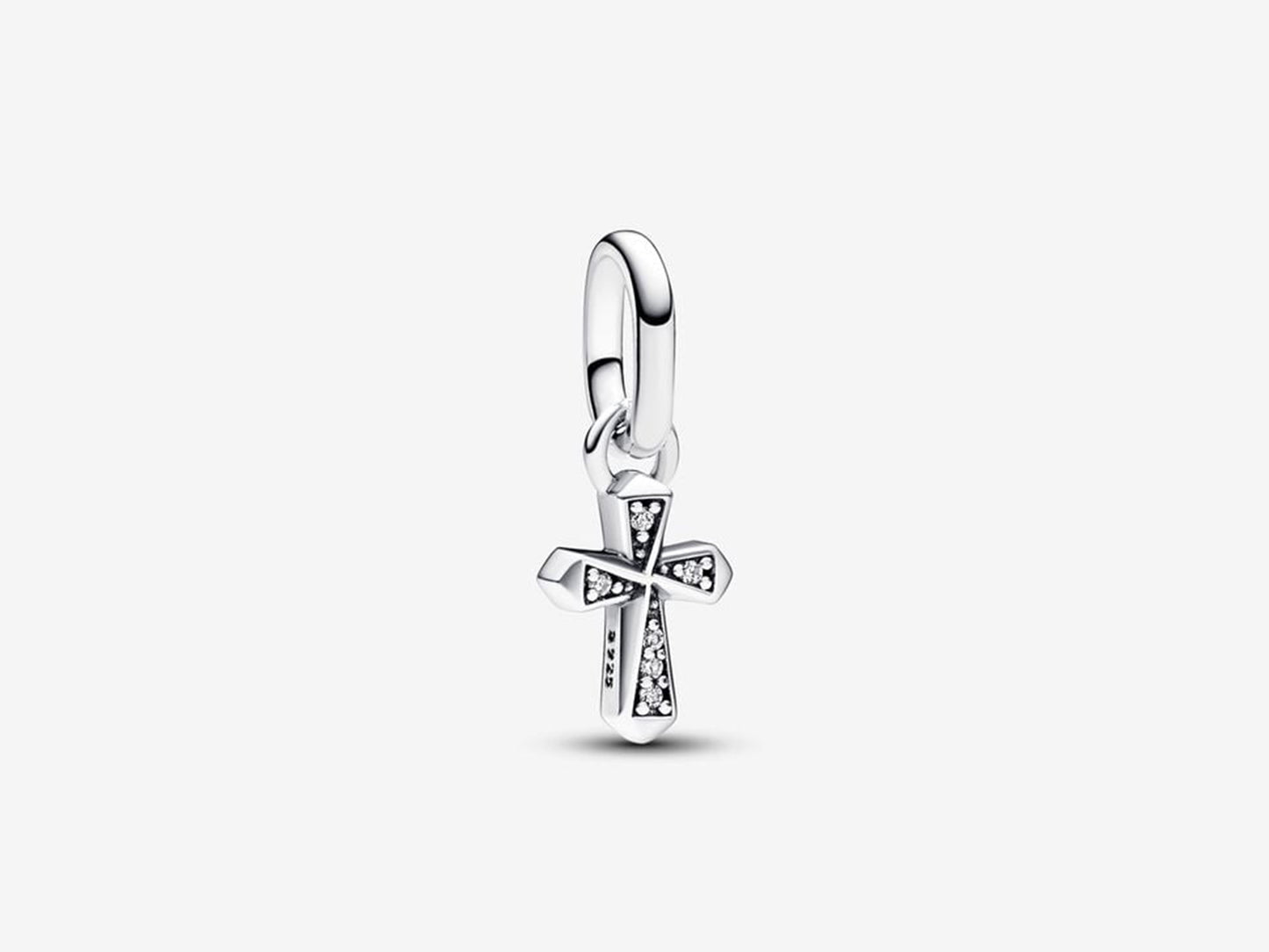 Sparkling Cross Mini Dangle Charm