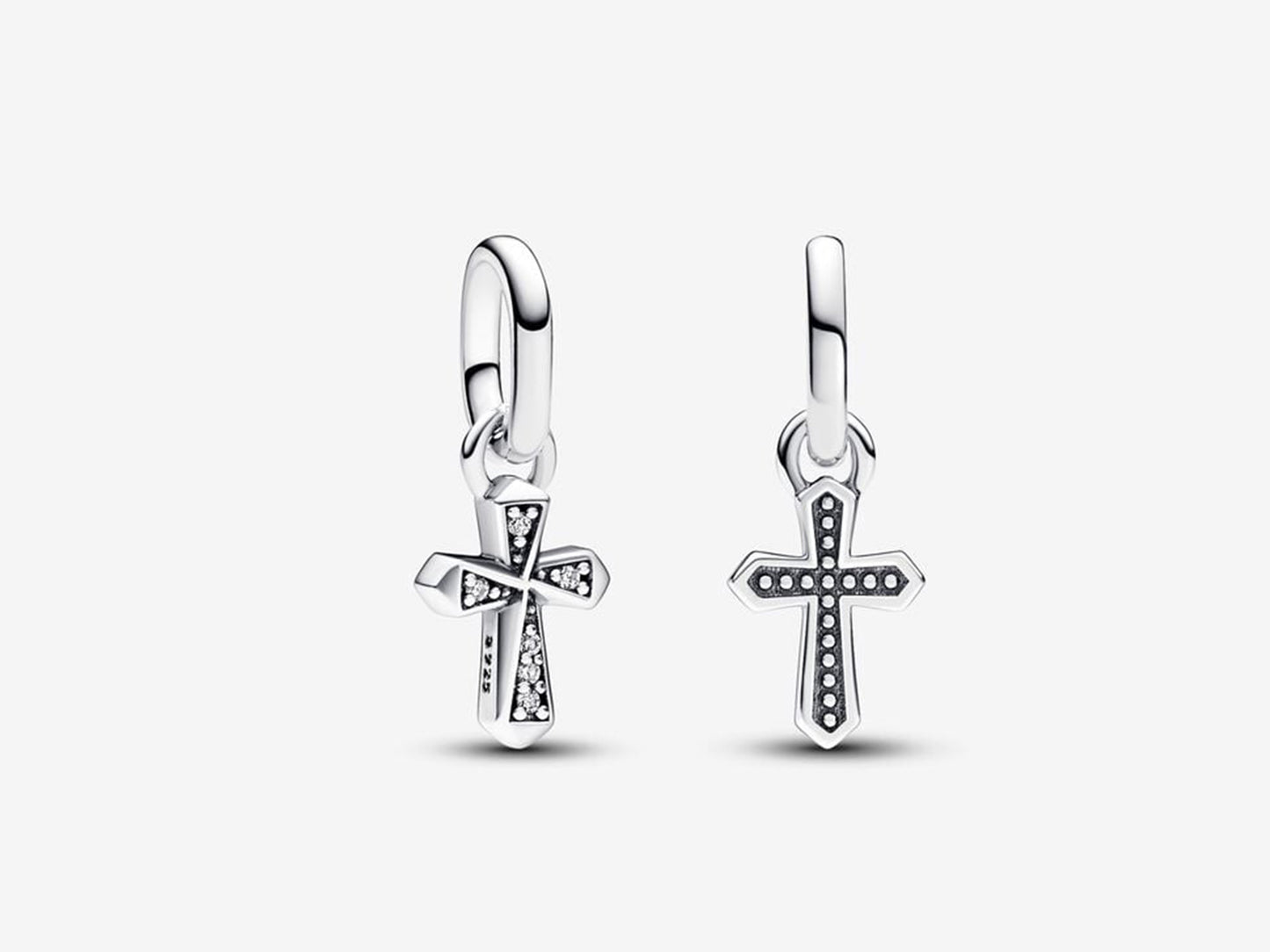 Sparkling Cross Mini Dangle Charm