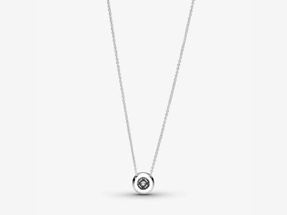 Sparkling Double Halo Collier Necklace