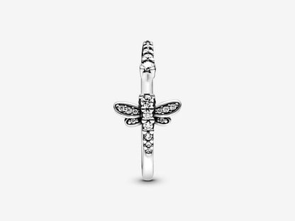 Sparkling Dragonfly Ring