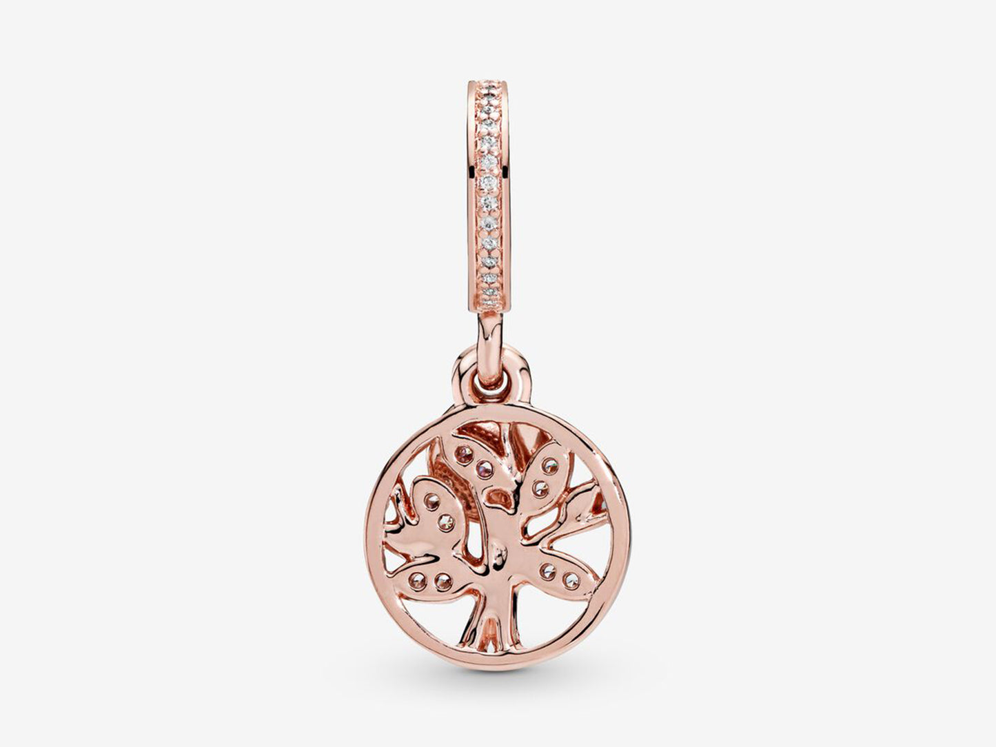 Sparkling Family Tree Dangle Charm