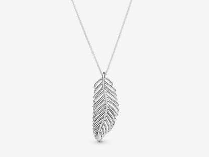 Sparkling Feather Charm
