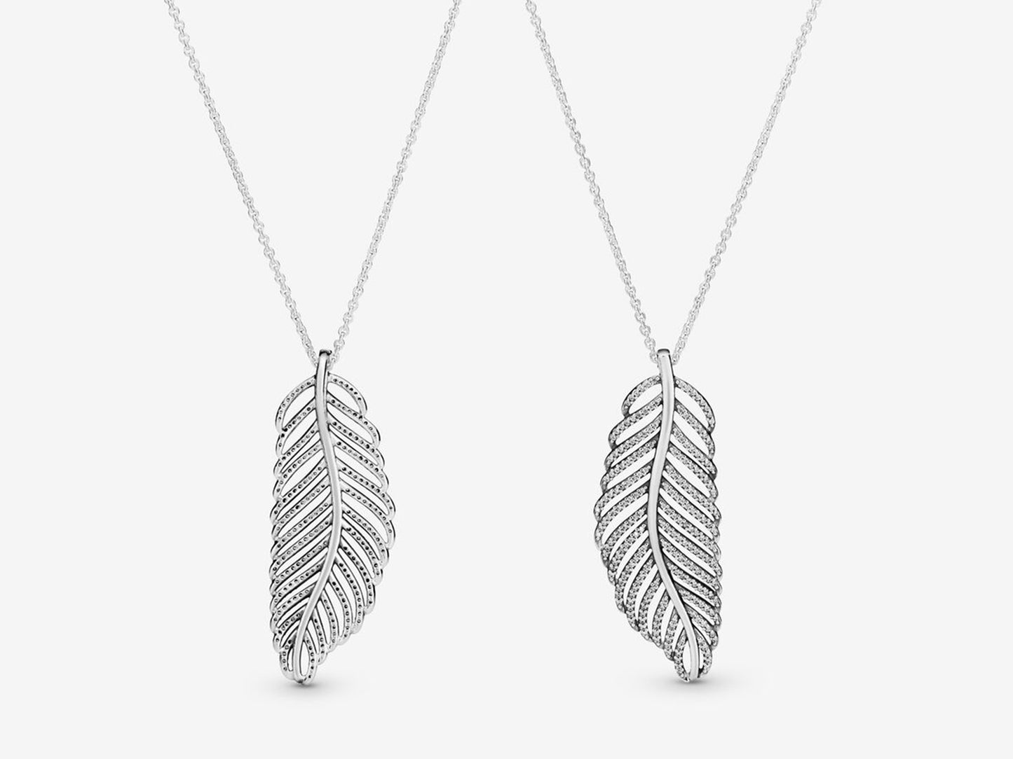 Sparkling Feather Charm
