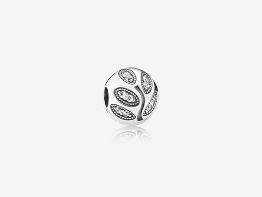 Sparkling Foliage Clip Charm