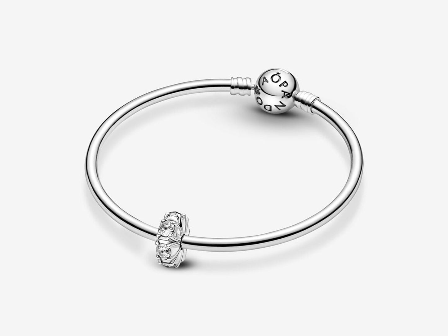 Sparkling Gemstone Clasp Charm