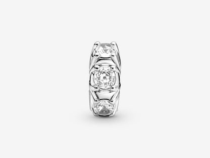Sparkling Gemstone Clasp Charm
