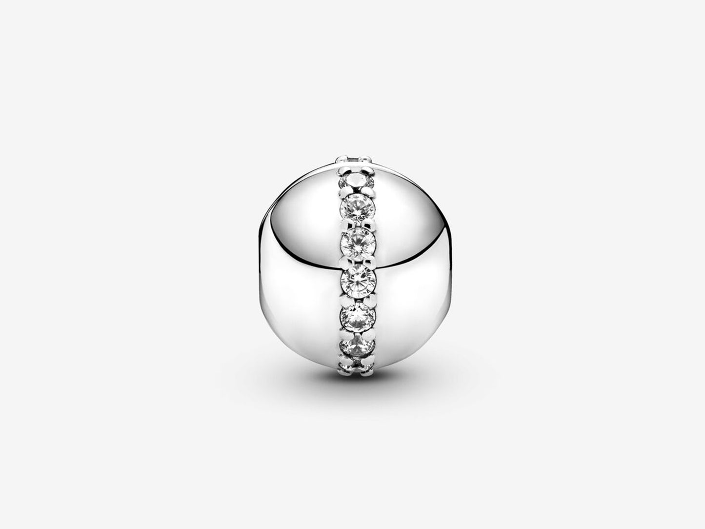 Sparkling Halo Clasp Charm
