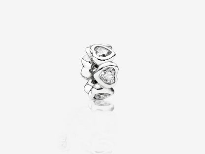 Sparkling Heart Charm