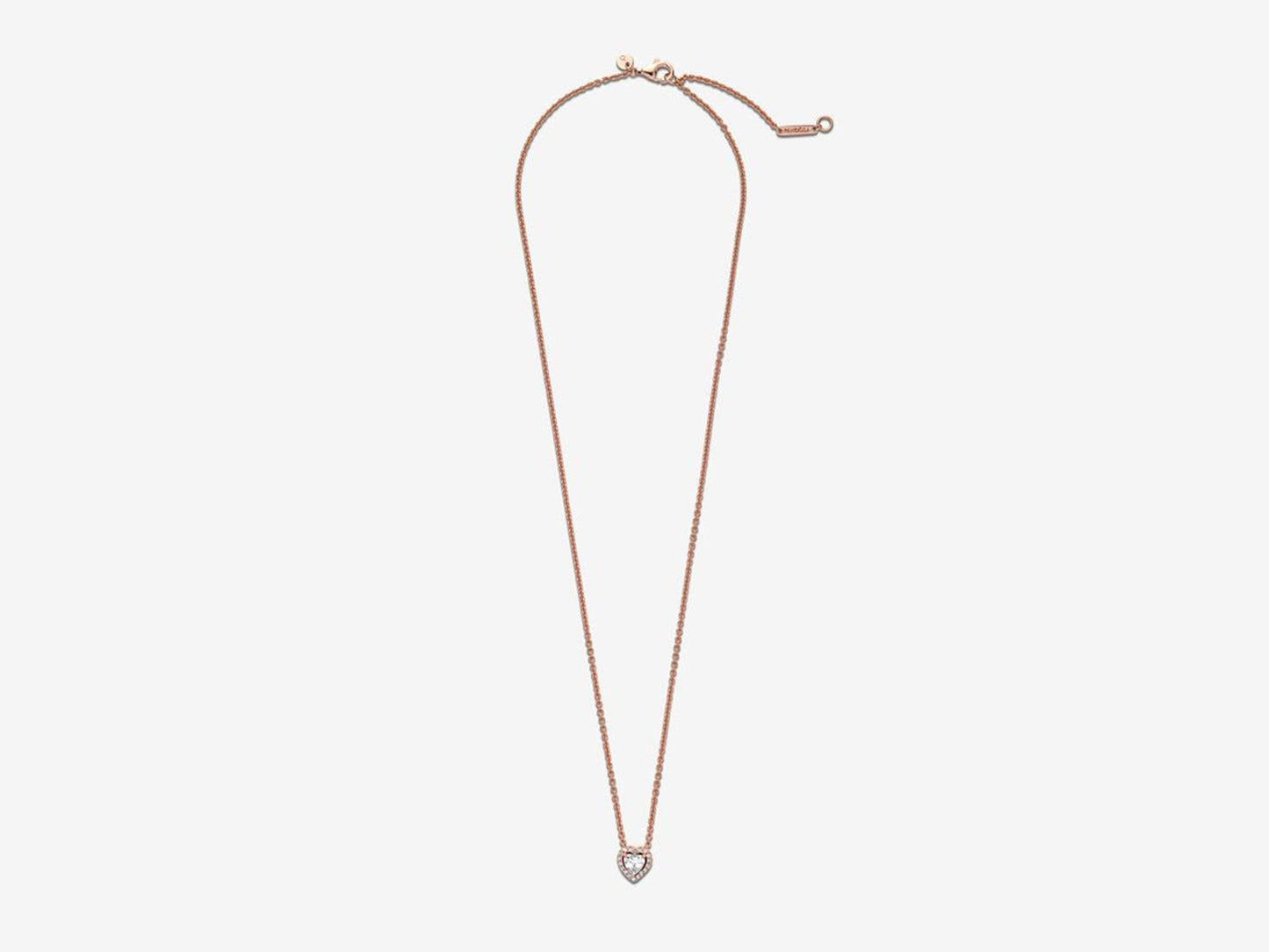Sparkling Heart Collier Necklace