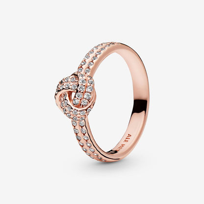 Shimmering Knot Ring