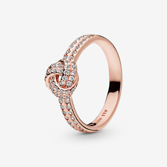 Shimmering Knot Ring