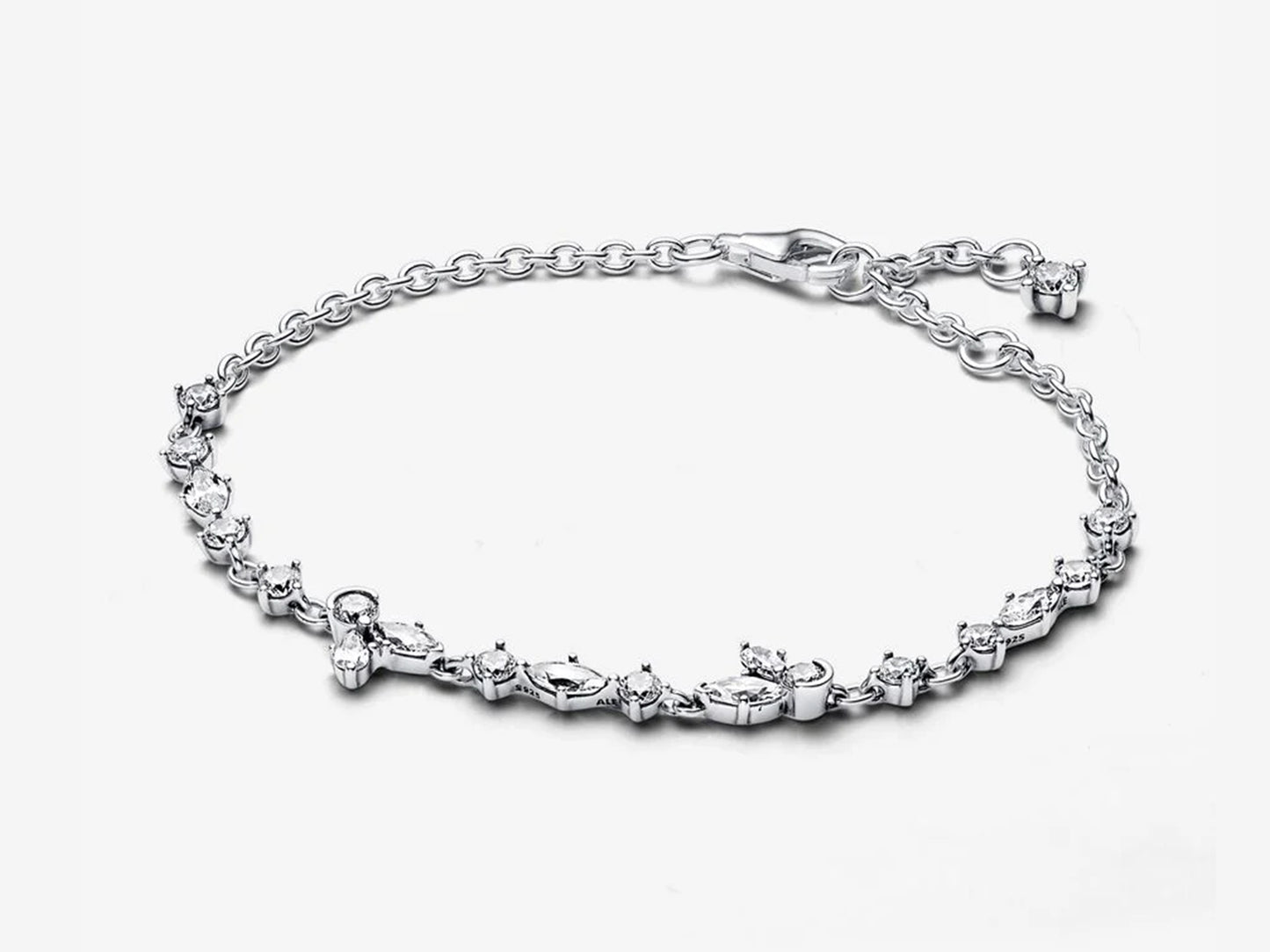Sparkling Herbarium Cluster Chain Bracelet