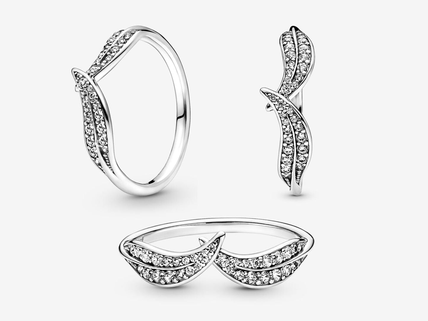 Sparkling Leaves Ring