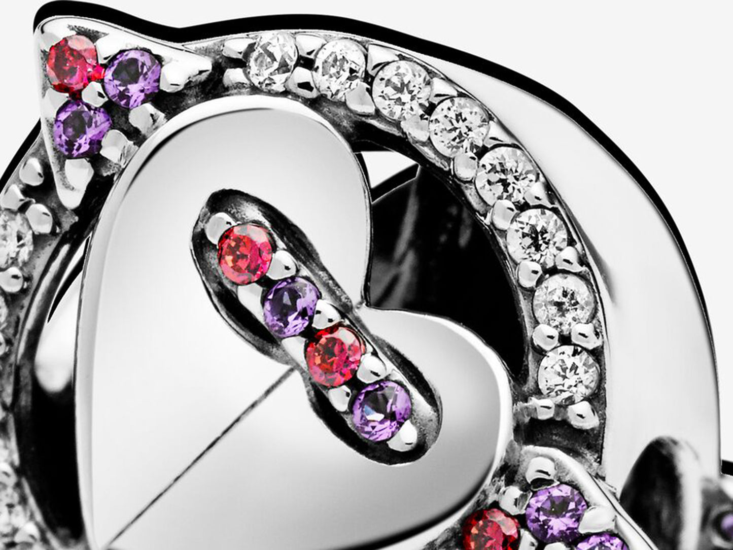 Sparkling Love Arrow Charm