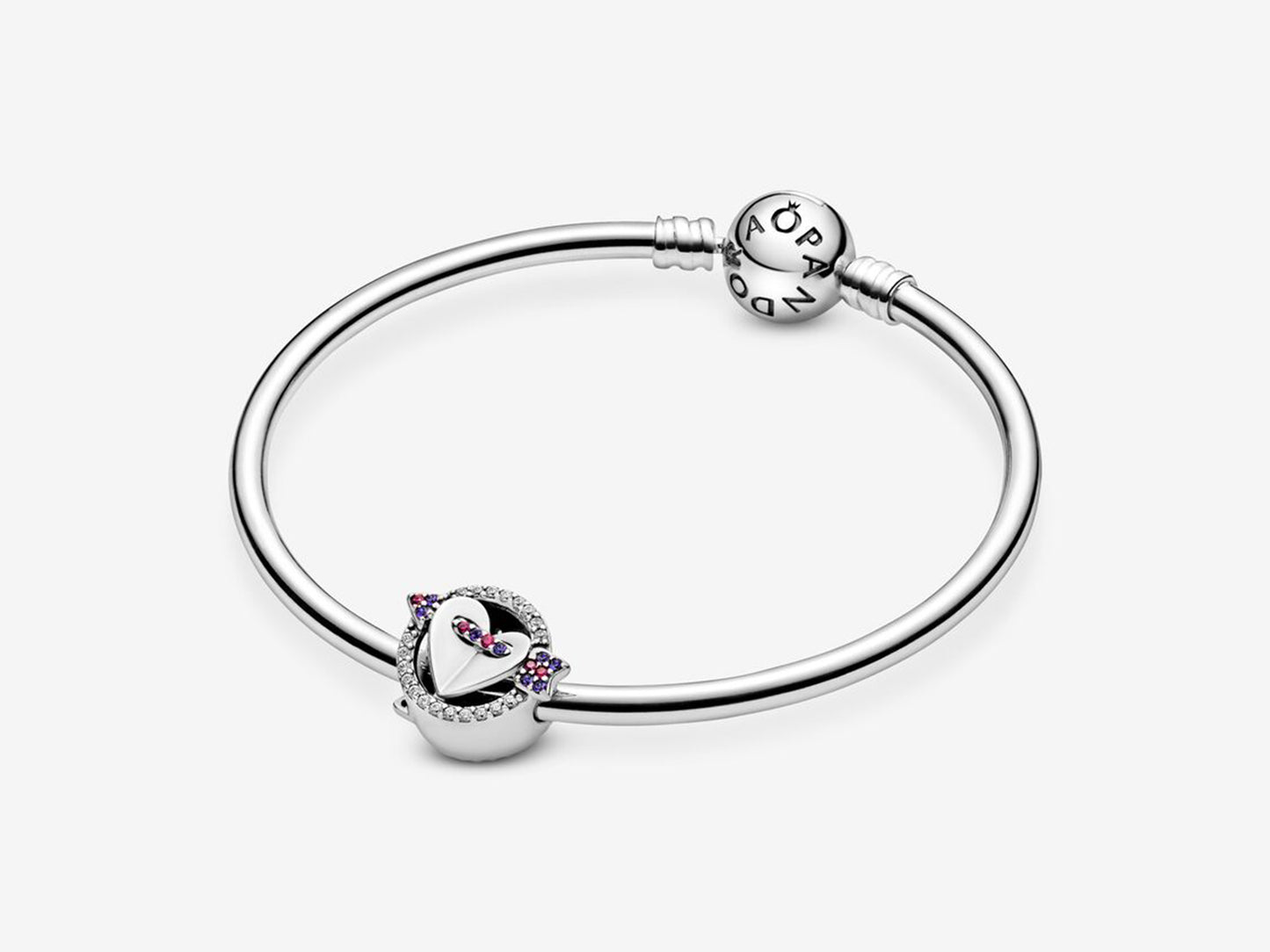 Sparkling Love Arrow Charm
