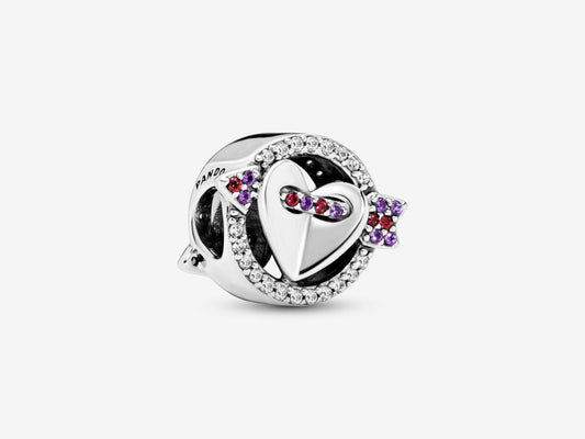 Sparkling Love Arrow Charm