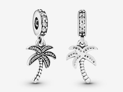 Sparkling Palm Tree Charm