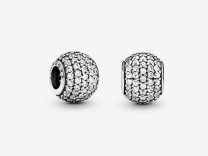 Sparkling Pave Bead Charm