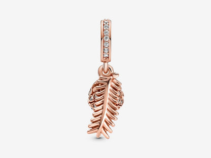 Sparkling Pine Cone Charm