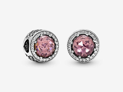 Sparkling Rose Charm