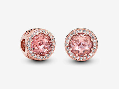 Sparkling Rose Charm