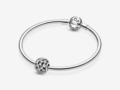 Sparkling Round Cutout Charm