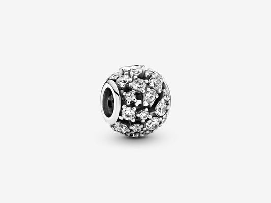 Sparkling Round Cutout Charm