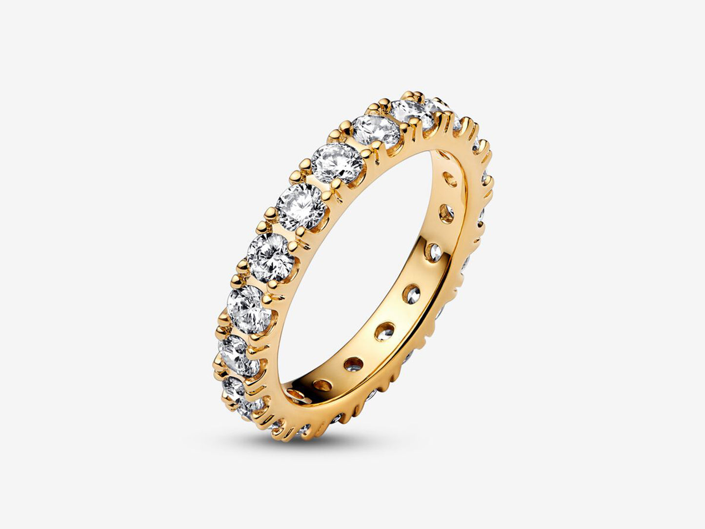 Sparkling Row Eternity Ring