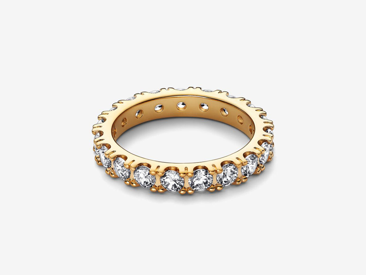 Sparkling Row Eternity Ring