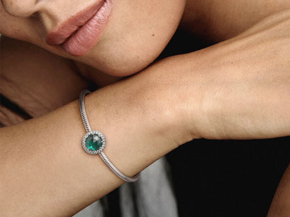 Sparkling Seaweed Green Charm