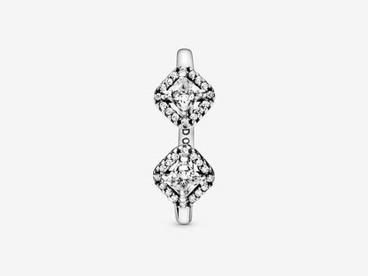 Sparkling Square Opulence Ring