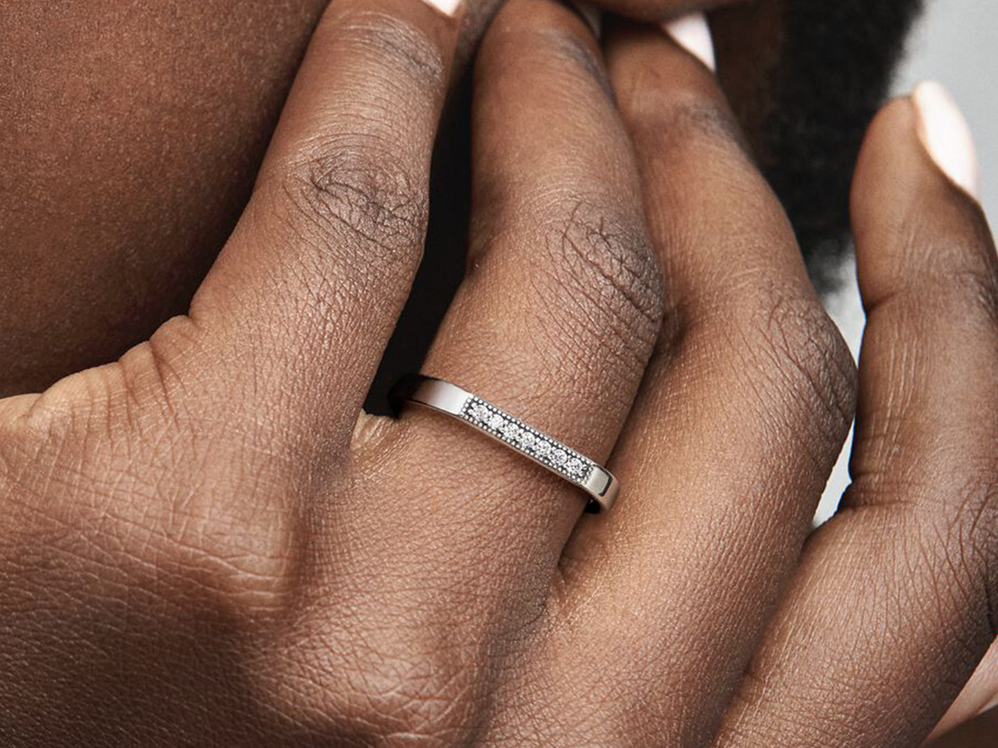 Sparkling Stackable Ring