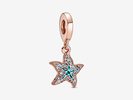 Sparkling Starfish Dangle Charm