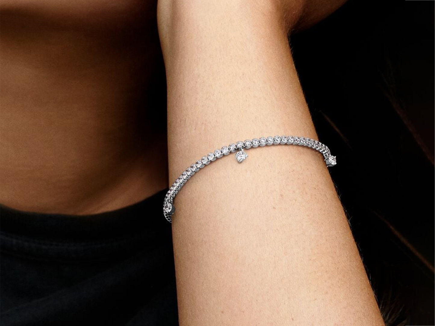 Sparkling Drops Tennis Bracelet