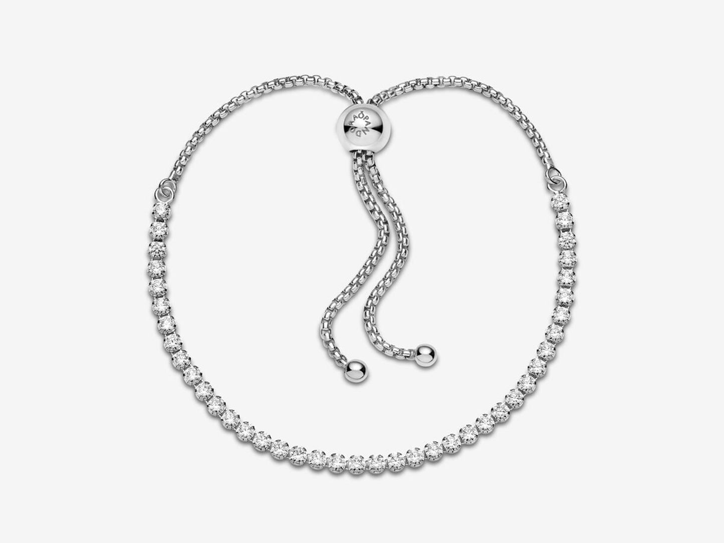 Sparkling Slider Tennis Bracelet