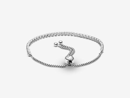 Sparkling Slider Tennis Bracelet